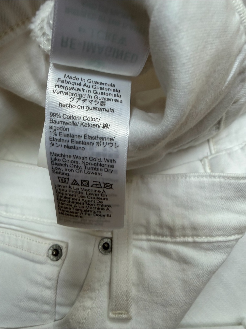 J. Crew White Denim Cutoff Women's Shorts - Picture 6 of 6